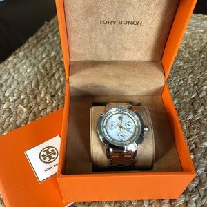 TORY WATCH, TWO-TONE/IVORY CHRONOGRAPH, 37MM